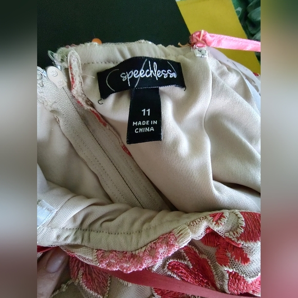 Nude and Pink Prom Dress - Picture 4 of 4